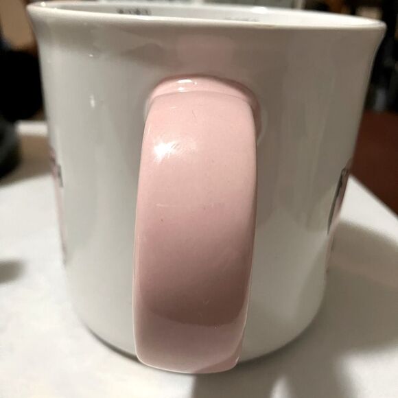 Just A Little Love Note XOXO Coffee Mug Ceramic Pink Typewriter 20 oz Nib - Picture 8 of 9